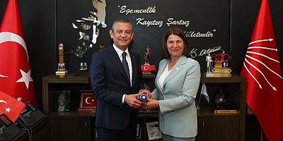 Başkan Fıçı CHP Genel Başkanı Özgür Özel'i makamında ziyaret etti