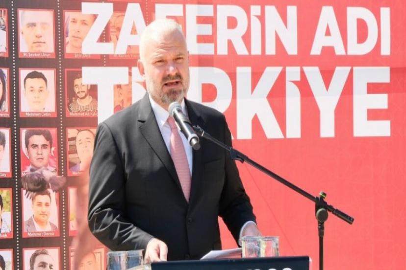 15 Temmuz şehitleri Menemen’de törenle anıldı