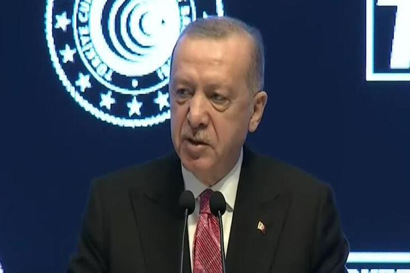 2021 yılı ihracatında rekor! Cumhurbaşkanı Erdoğan'dan son dakika açıklaması