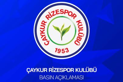 ÇaykurRizespor'dan TFF'ye Yeter Artık Durum