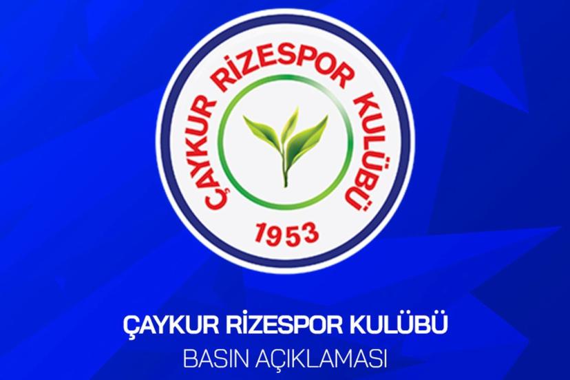 ÇaykurRizespor'dan TFF'ye Yeter Artık Durum