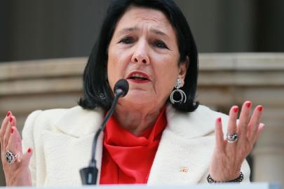 Tiflis'te protesto: Halkın talebi 'adil seçim' ve 'Avrupa'