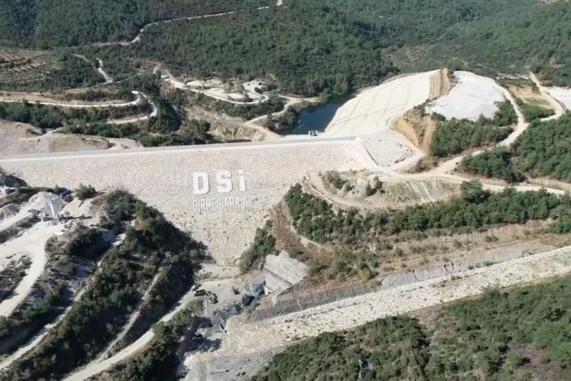 Yatağan Girme Barajı’nda su tutulmaya başlandı