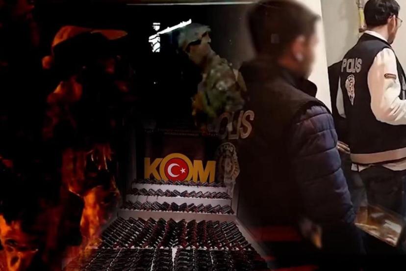 41 ilde silah ve mühimmat kaçakçılarına darbe: 135 gözaltı