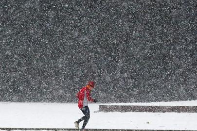 Almanya'nın Hessen eyaletinde kış geldi: Sıcaklıklar sıfırın altında
