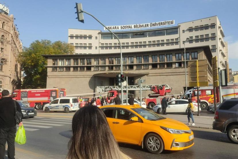Ankara Sosyal Bilimler Üniversitesi'nde patlama meydana geldi