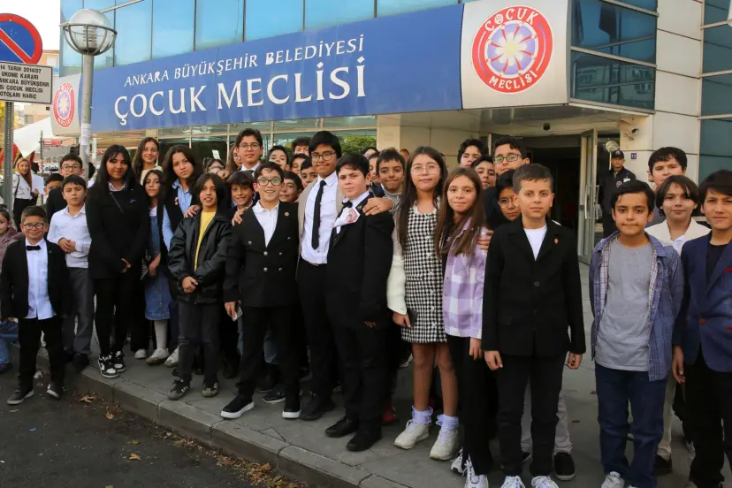 Ankara’nın çocukları meclis başkanını seçti
