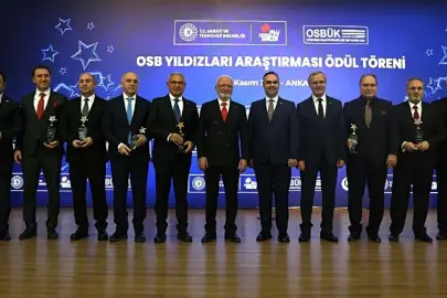 AOSB firmaları 6 kategoride 11 ödül kazandı