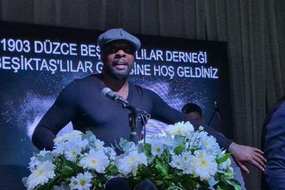 Beşiktaşlı eski oyuncular, Düzce'de taraftarla buluştu