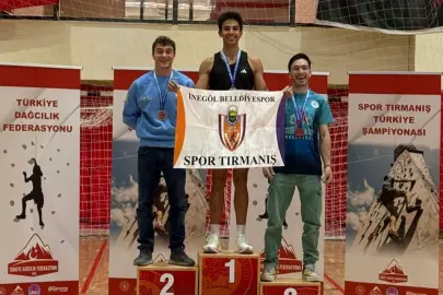 Bursa İnegöllü sporcu Türkiye Şampiyonu oldu