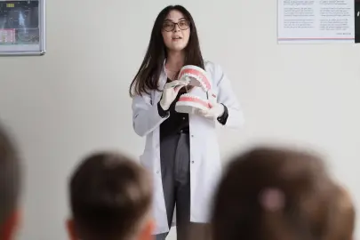 Bursa Osmangazi kreşlerinde çocuklara ağız ve diş sağlığı eğitimi