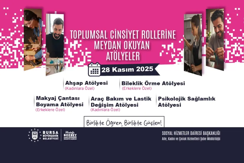 Bursa'da şiddete karşı eşitlik hamlesi... Farkındalık atölyeleri hayata geçiyor