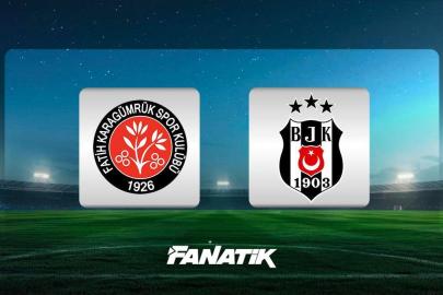 CANLI | Fatih Karagümrük - Beşiktaş maçı ne zaman, saat kaçta, hangi kanalda? (Muhtemel 11'ler)