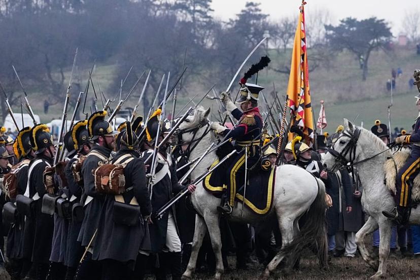 Çekya'da binlerce kişi Napolyon'un Rusya ve Avusturya'ya karşı kazandığı Austerlitz zaferini canlandırdı