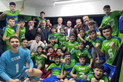 ÇESK U-16 Futbol Takımı şampiyon oldu