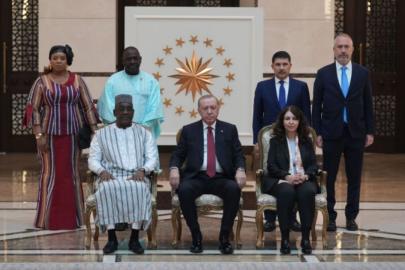 Cumhurbaşkanı Erdoğan, 5 ülkenin büyükelçisinden güven mektubu kabul etti