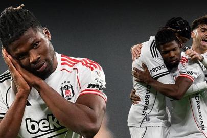 El Bilal Toure'den şık gol! Beşiktaş formasıyla 3. kez attı