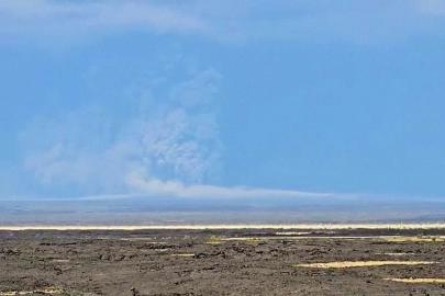 Etiyopya’daki Hayli Gubbi yanardağı kayıtlara göre ilk kez patladı