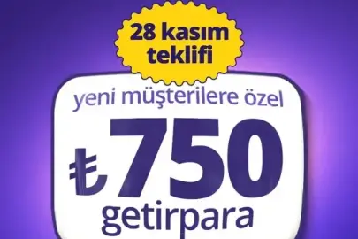 GetirFinans’tan yeni müşterilere özel 750 TL değerinde getirpara