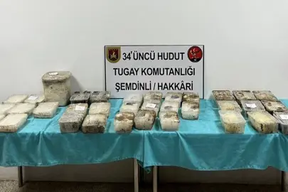 İran sınırında 81 kilogram uyuşturucu ele geçirildi