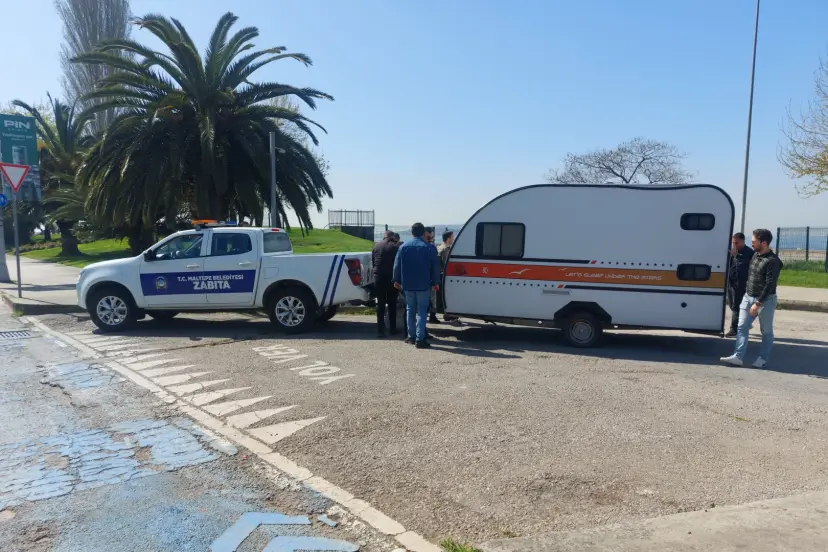 İstanbul Maltepe’de karavanlara zapturapt!