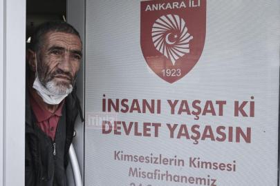 Kimsesizler ve evsizlere barınma imkanı sağlanıyor