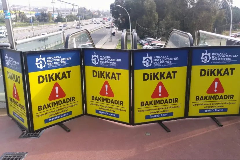 Kocaeli'de yürüyen merdivenlere Kasım bakımı