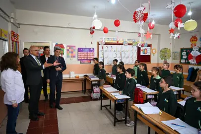 Malatya'da Başkan Er'den Mehmet Emin Bitlis İlkokulu’na ziyaret