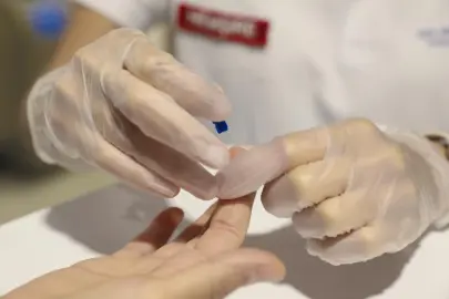 Mersin'de personeli şeker ölçümü yapıldı