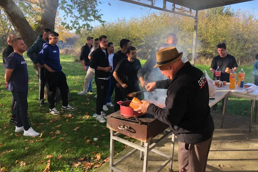 Ormankıran’dan futbolculara mangal partisi