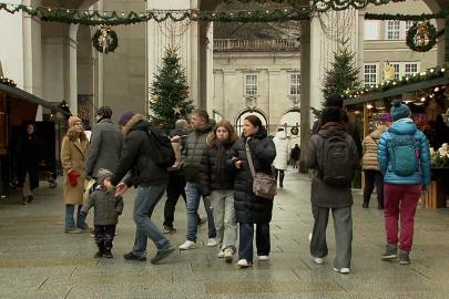Salzburg Noel Pazarı, artırılmış güvenlik önlemleriyle açıldı