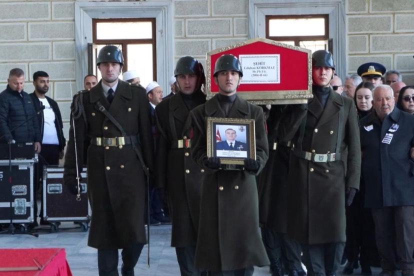 Şehit Hava Pilot Yarbay Gökhan Korkmaz, son yolculuğuna uğurlandı