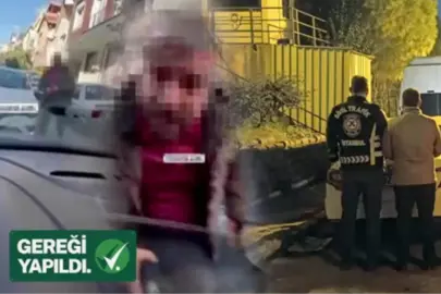 Ters yönde dehşet saçan sürücü yakalandı! Gereği yapıldı!