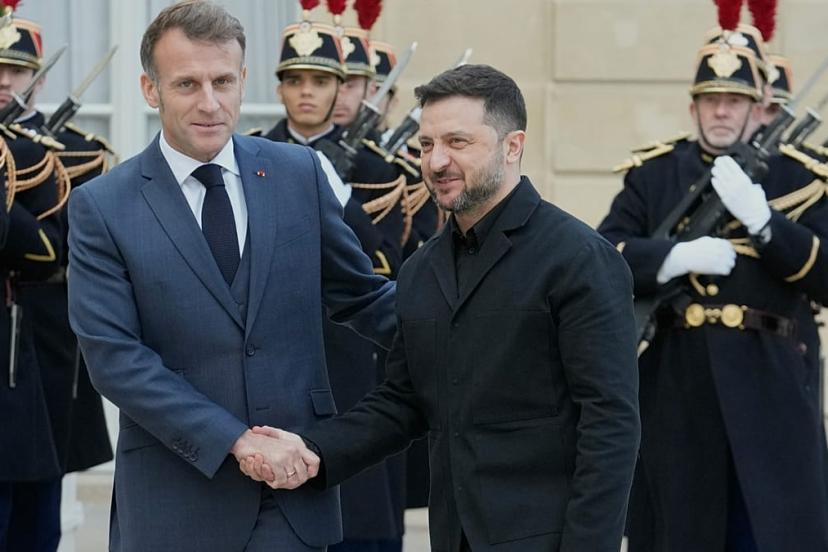 Ukrayna'da savaş: Zelenskiy Macron ile Paris’te barış ve güvenlik gündemini görüşecek