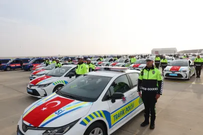 Adıyaman’da güvenlik gücü artıyor! 116 yeni araç hizmete alındı