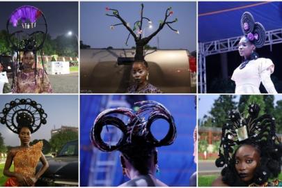 Afro saç stili, Nijerya'daki Güzellik Festivali'nde görücüye çıktı