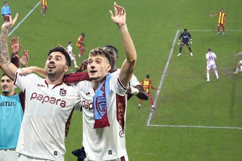 Batagov, Serdar Saatçı, Ozan Tufan... Trabzonspor savunması 10 saniyede 3 topu çizgiden çıkardı!