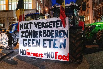 Çiftçilerden AB-Mercosur anlaşması karşıtı protesto: Traktörler Brüksel'de