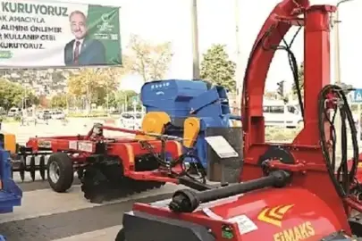 Çiftçiye 11 ilde ortak makine parkı