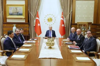 Cumhurbaşkanı Erdoğan, ATO Başkanı Baran ve Ankara heyetini kabul etti