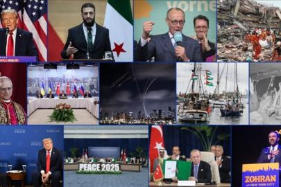 Dünyada 2025 böyle geçti: Seçimler, savaşlar, felaketler...