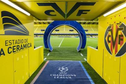 Duyanlar kulaklarına inanamadı, Villarreal'den Şampiyonlar Ligi maçında yanlış marş skandalı...