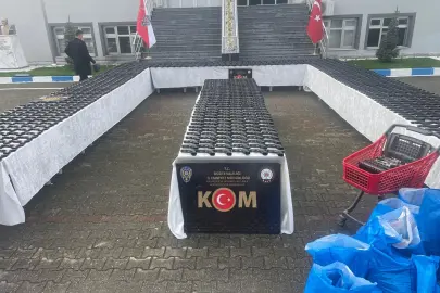 Düzce'de silah operasyonu: Binlerce silah parçası ele geçirildi