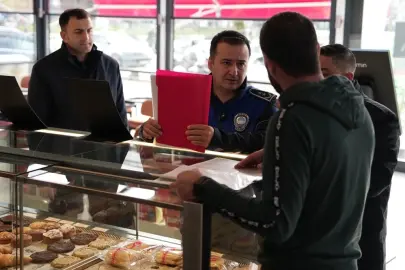 Düzce'de yeni yıl öncesi kafe denetimleri sürüyor
