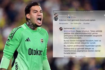 Ederson'un eşi Laia Moraes'ten tepkilere sert cevap! 'Saygı istiyoruz'