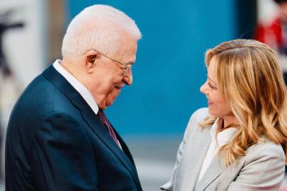 Filistin Devlet Başkanı Abbas, İtalya Başbakanı Meloni ile görüştü