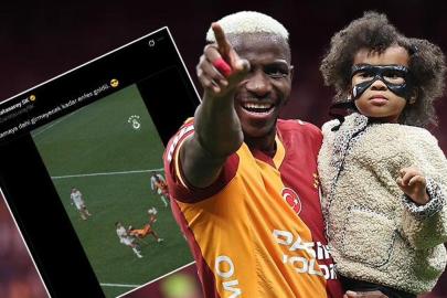 Galatasaray'da 'Ayın golü' tepkisi! Osimhen paylaşımı: Kıyaslamaya dahi girmez