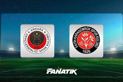 Gençlerbirliği - Karagümrük maçı ne zaman, saat kaçta, hangi kanalda? Muhtemel 11'ler...