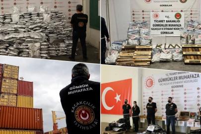 Gümrüklerde 2025’te 98,5 milyar liralık kaçak eşya ve uyuşturucu ele geçirildi