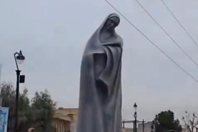 İran'da Hz. Fatıma’nın heykeli dikildi